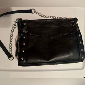 Nollia black purse with chain strap